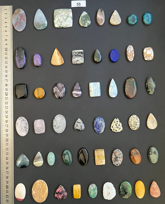 Lot de 50 pierres N° 55 - Solyluna Macramé