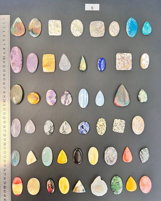 Lot de 50 pierres N° 6 - Solyluna Macramé