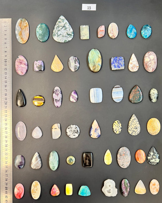 Lot de 50 pierres N°15 - Solyluna Macramé