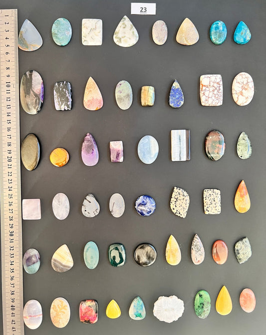 Lot de 50 pierres N°23 - Solyluna Macramé