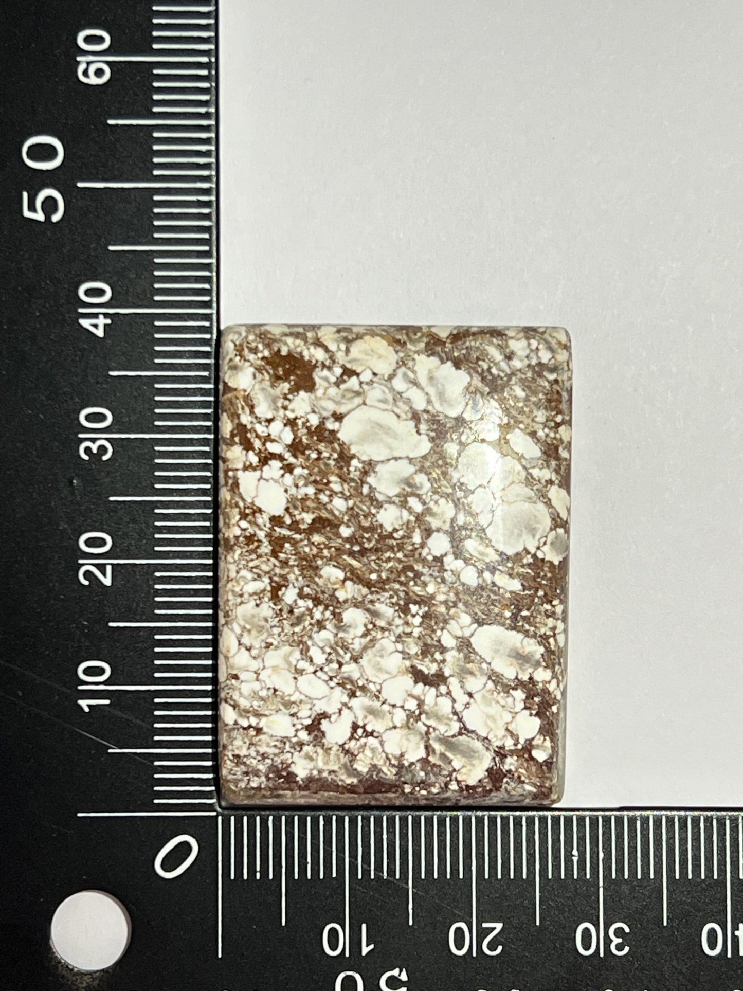 Magnésite De Cheval Sauvage n°3 (3,7cm x 2,7cm) - Solyluna Macramé