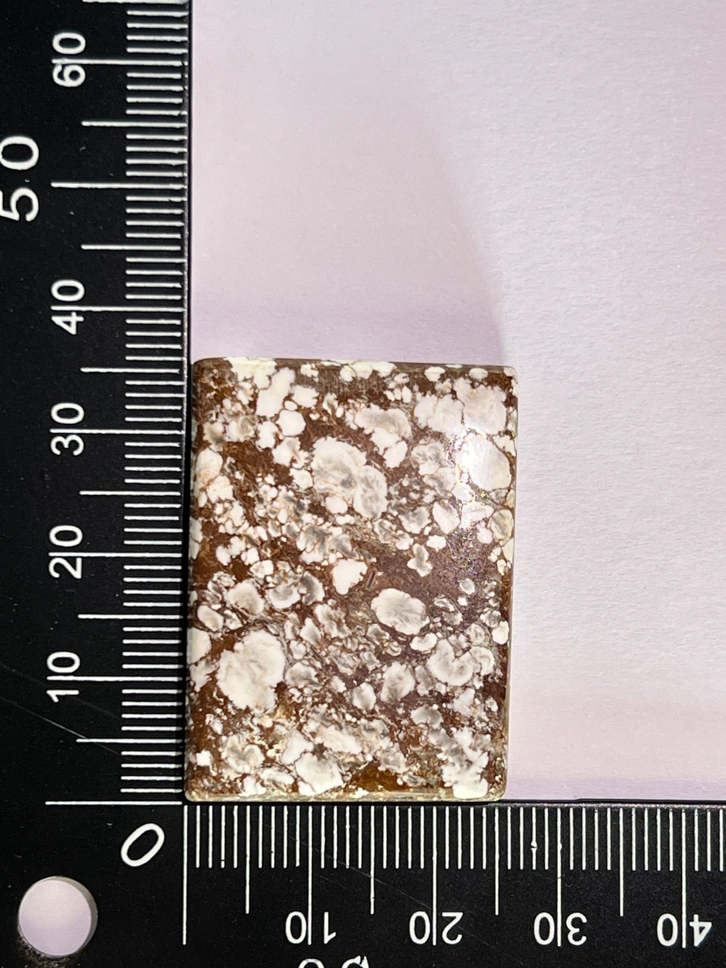 Magnésite De Cheval Sauvage n°5 (3,5cm x 2,6cm) - Solyluna Macramé