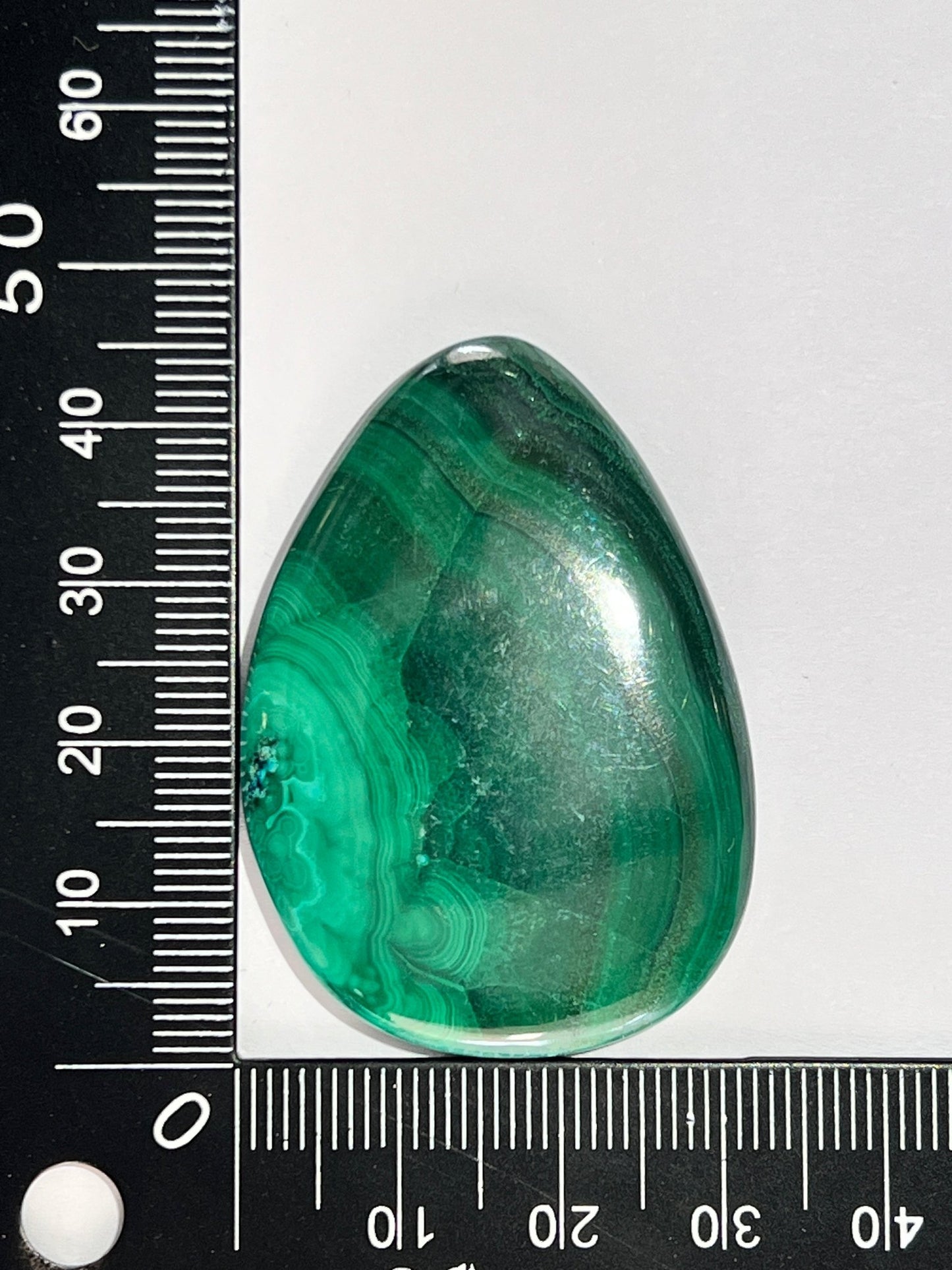Malachite n°4 (4,5cm x 3,2cm) - Solyluna Macramé