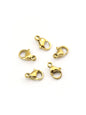 Mousqueton Acier Inoxydable ou Doré 18K 9mm ou 10mm - Solyluna Macramé