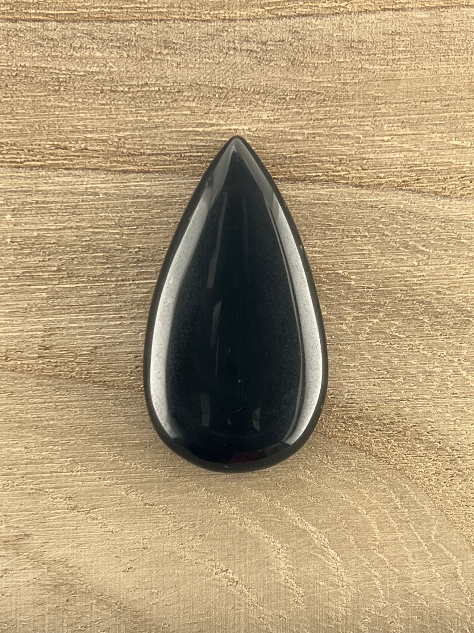 Obsidienne Arc - en - ciel n°2 (4,3cm x 2,3cm) - Solyluna Macramé