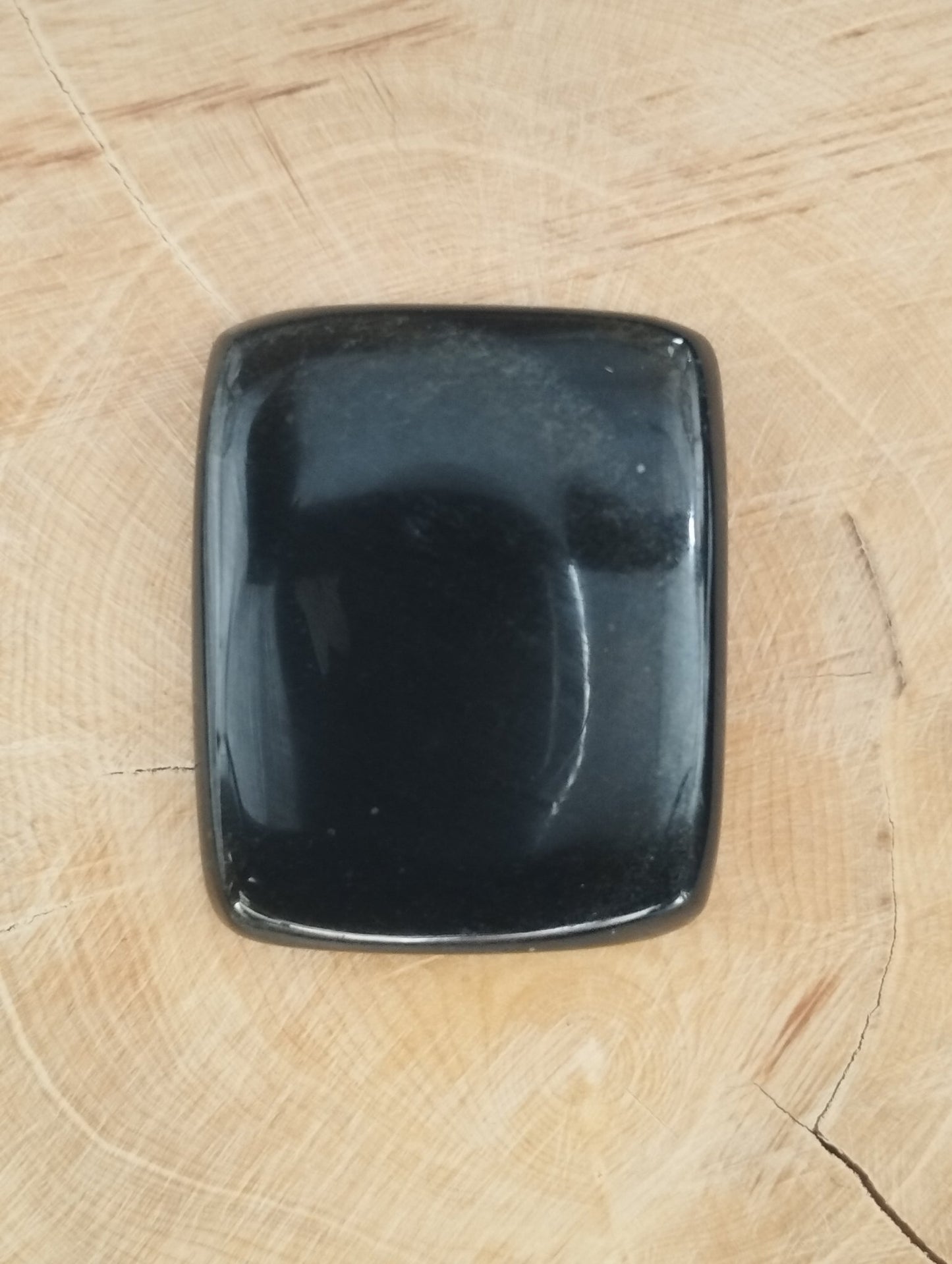 Obsidienne Doré n°3 (3,3cm x 2,8cm) - Solyluna Macramé