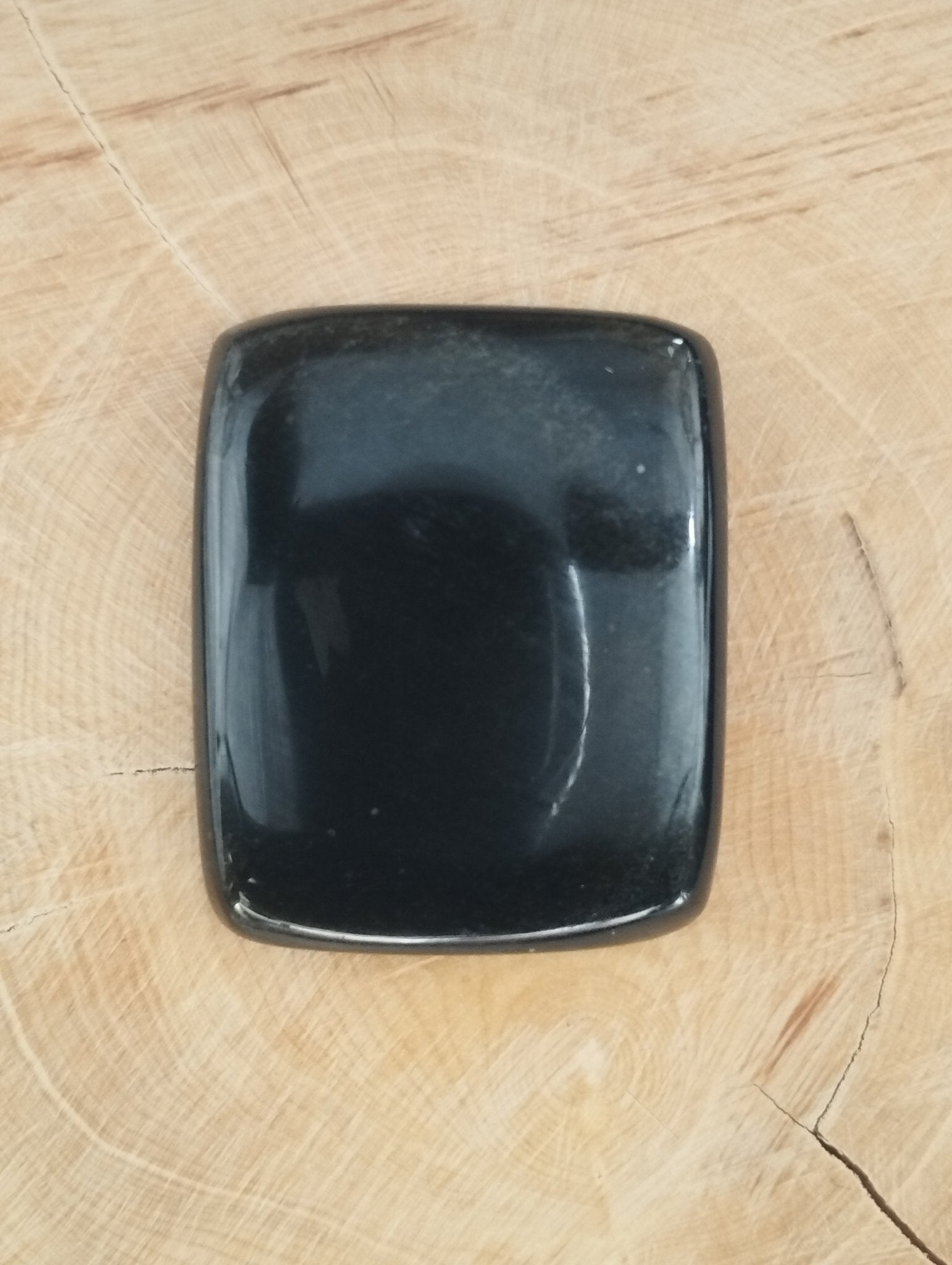 Obsidienne Doré n°3 (3,3cm x 2,8cm) - Solyluna Macramé