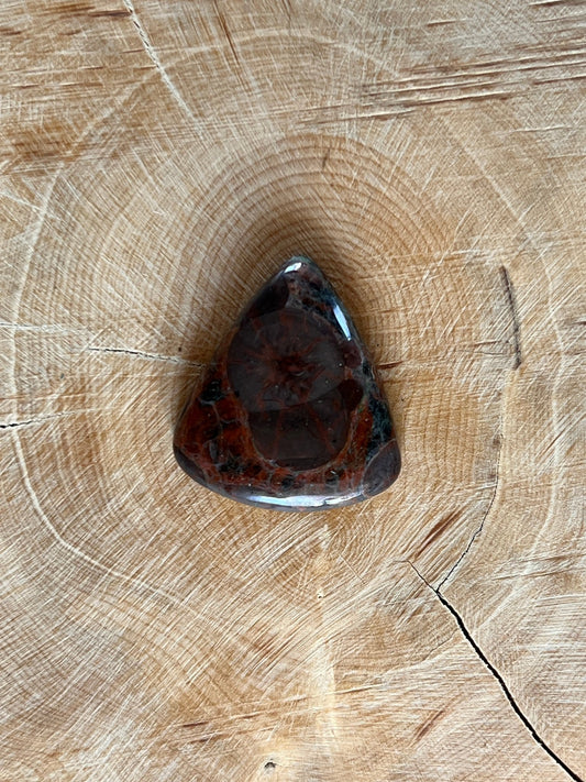 Obsidienne Peanut n°4 (2,5cm x 2,2cm) - Solyluna Macramé