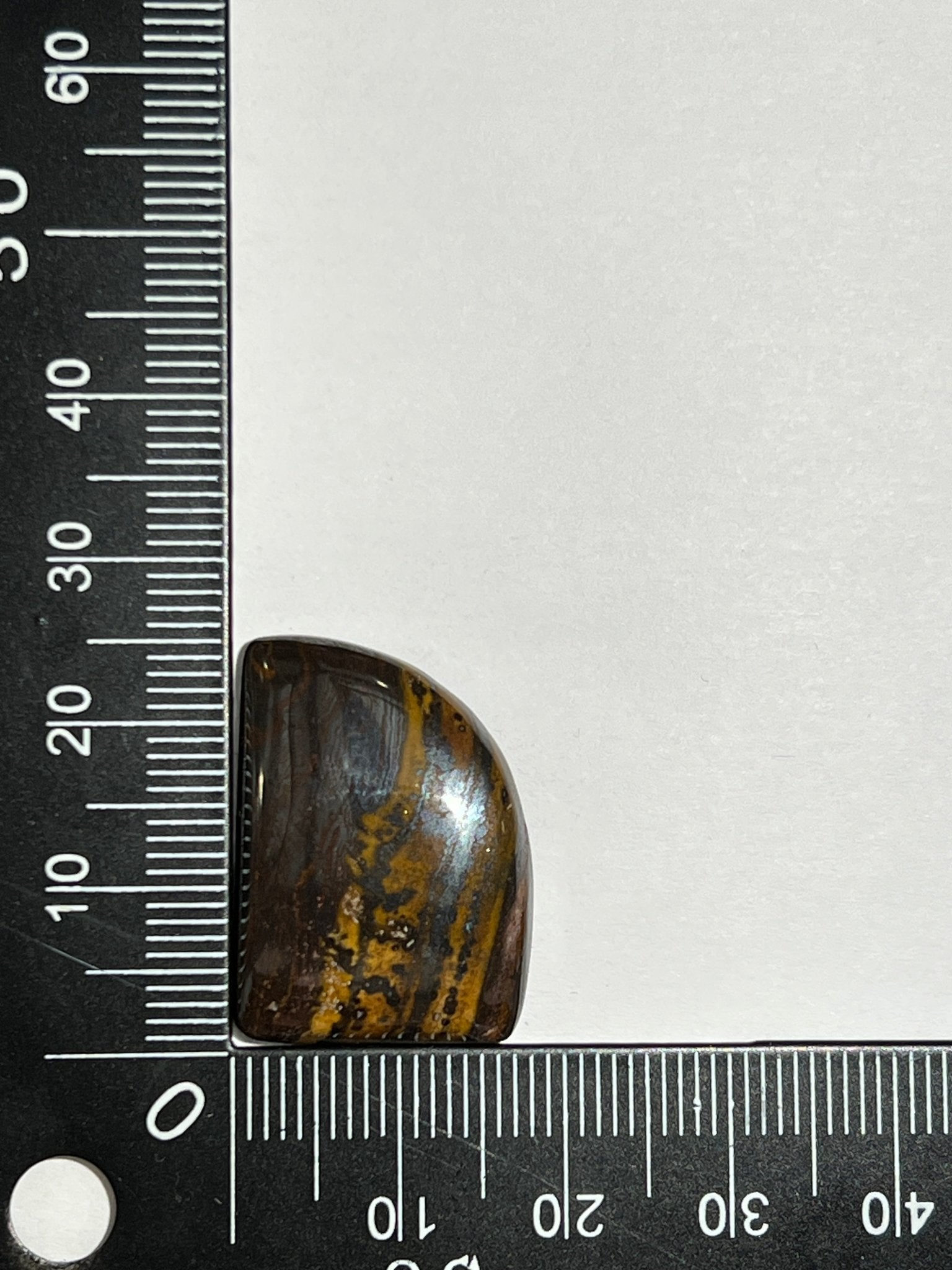 Oeil de Fer n°2 (2,5cm x 1,7cm) - Solyluna Macramé