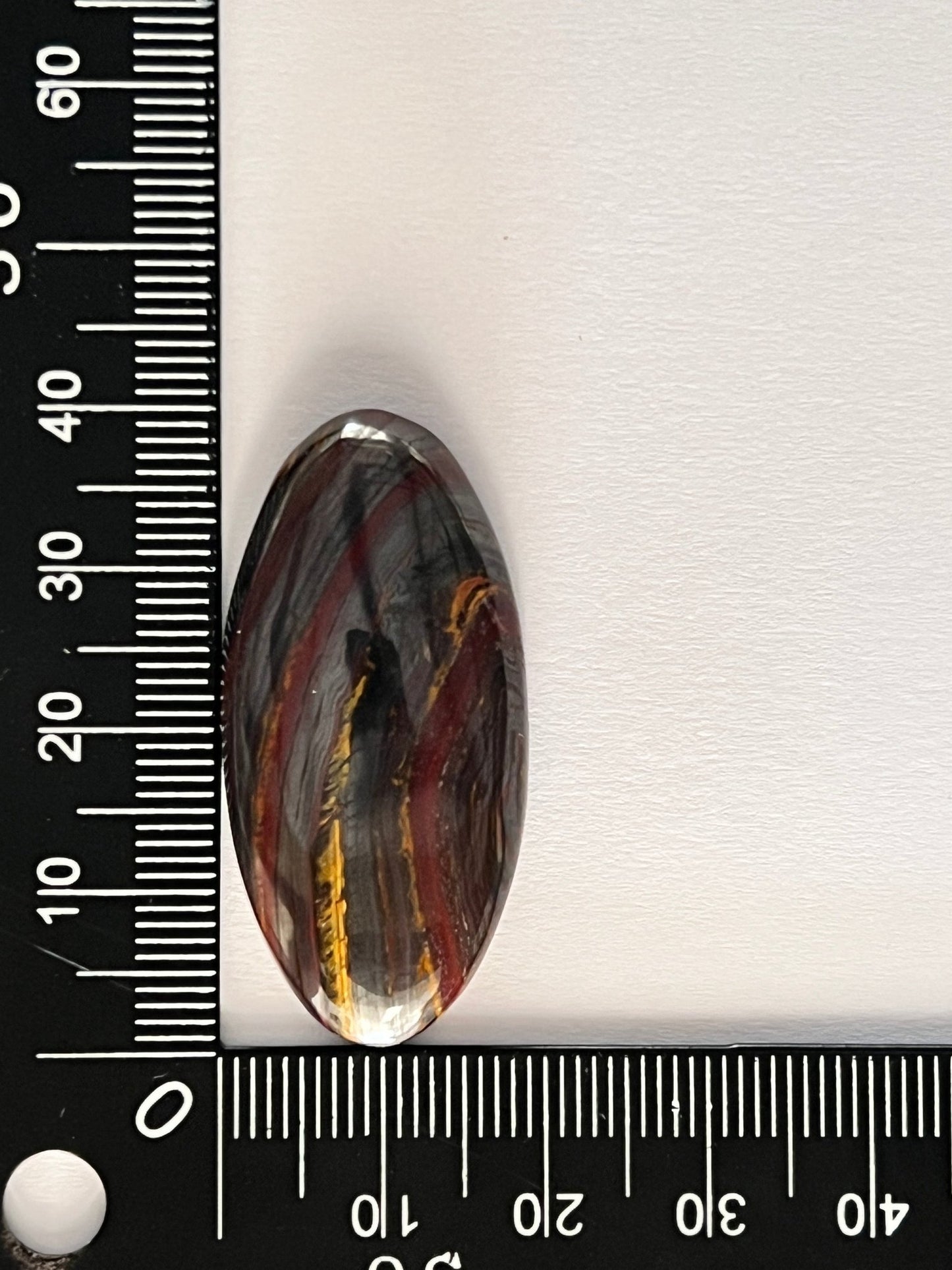 Oeil de Fer n°1 (3,9cm x 2,9cm) - Solyluna Macramé