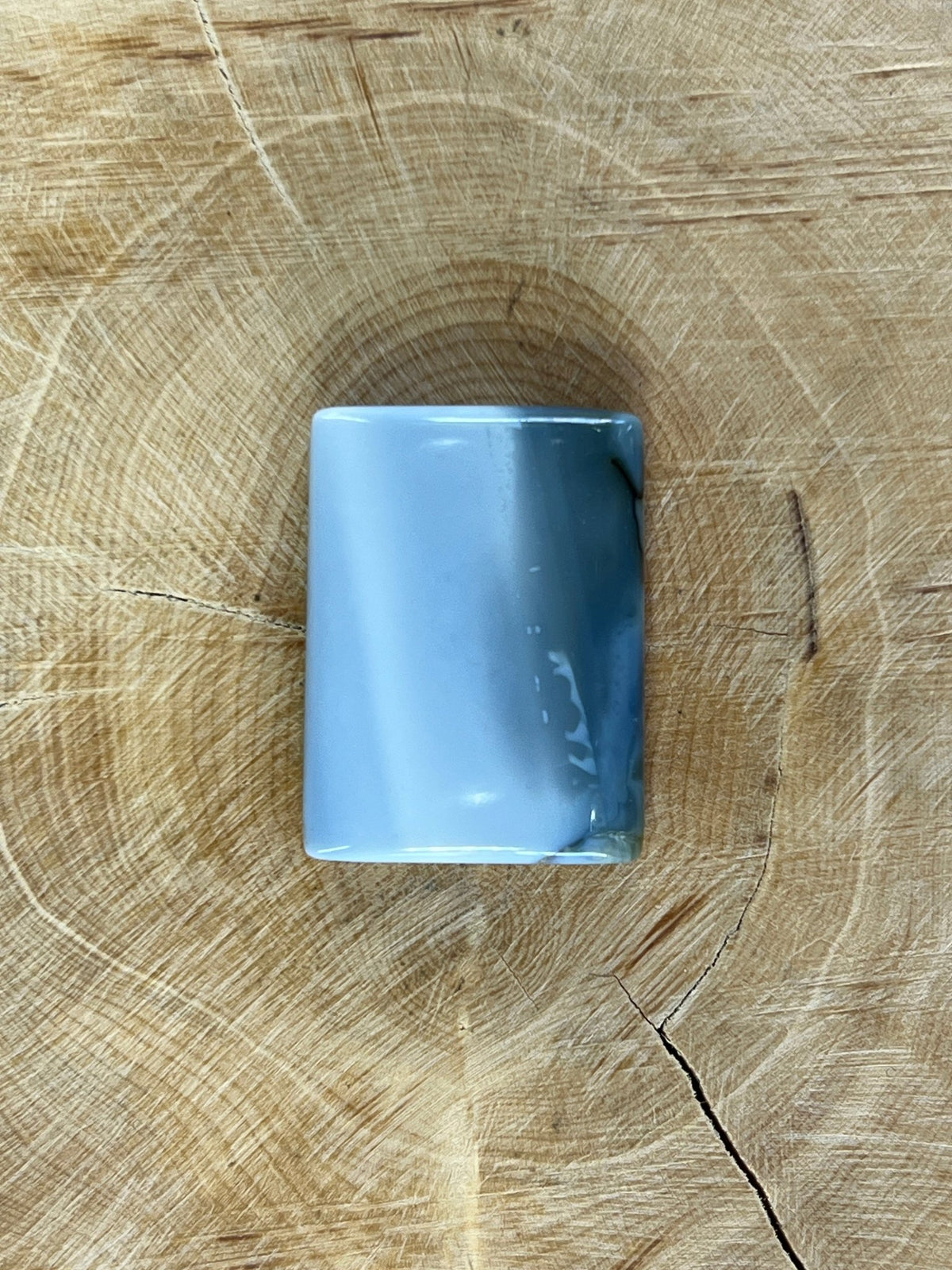 Opale Bleue n°5 (2,6cm x 2cm) - Solyluna Macramé