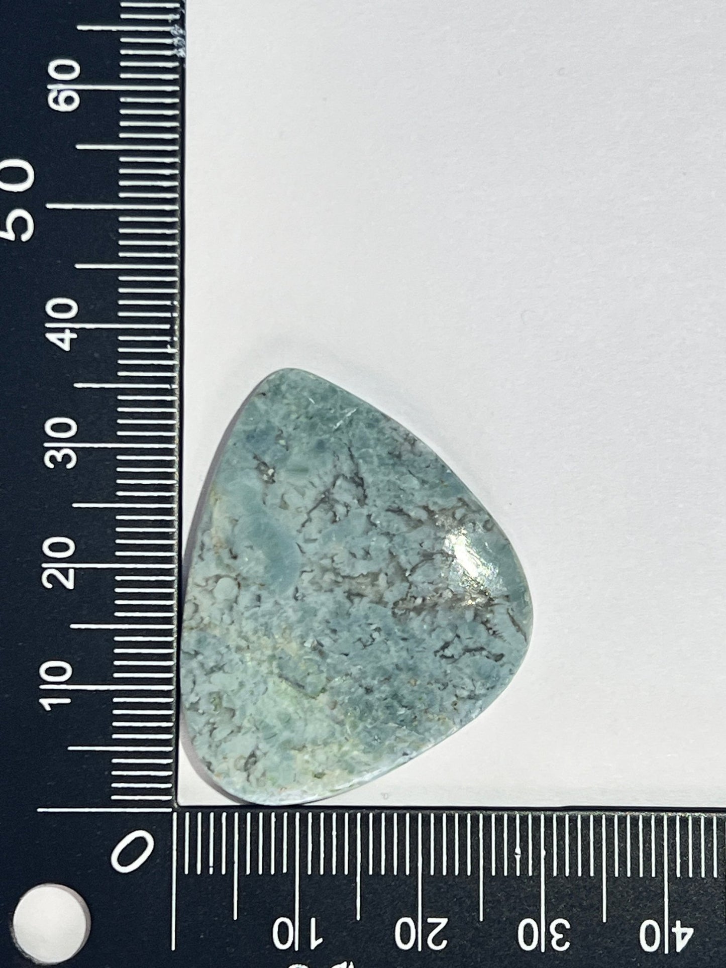 Opale Calcédoine n°1 (3,7cm x 2,9cm) - Solyluna Macramé