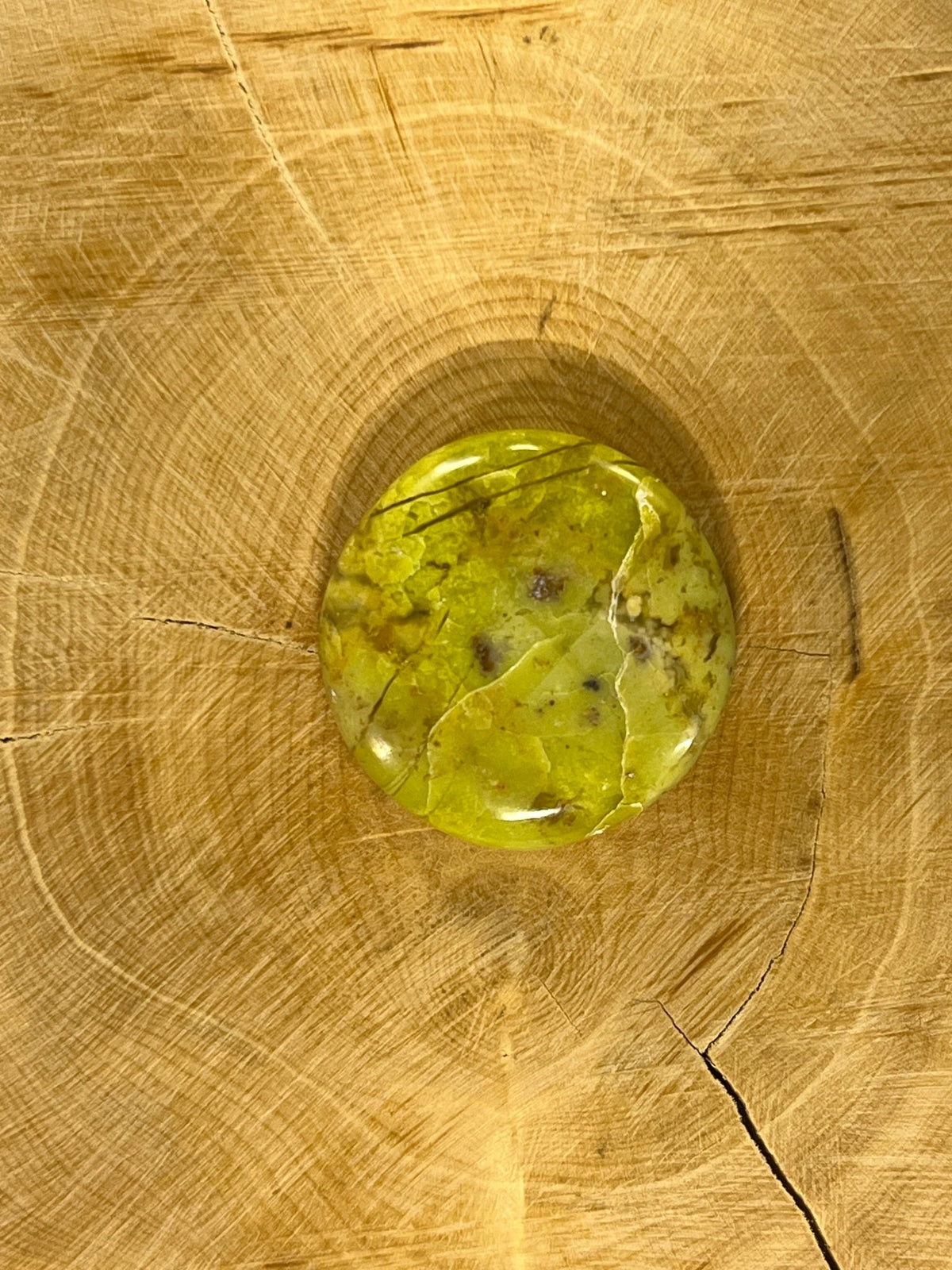 Opale Verte n°5 (2,5cm x 2,5cm) - Solyluna Macramé