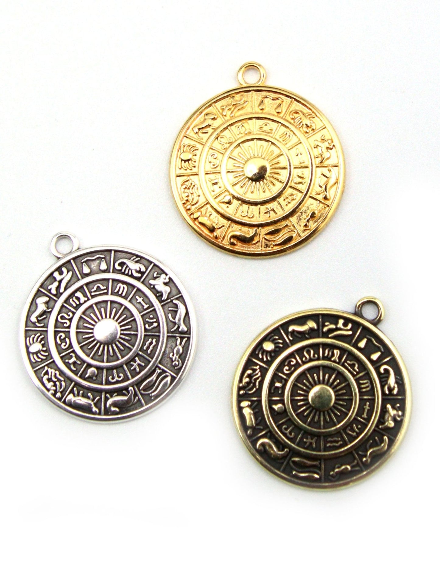 Pendentif Astro - 30mm - Solyluna Macramé