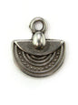 Pendentif bohème demi-cercle zamak 12 mm - Solyluna Macramé
