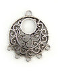 Pendentif chandelier arabesque 30 mm - Solyluna Macramé