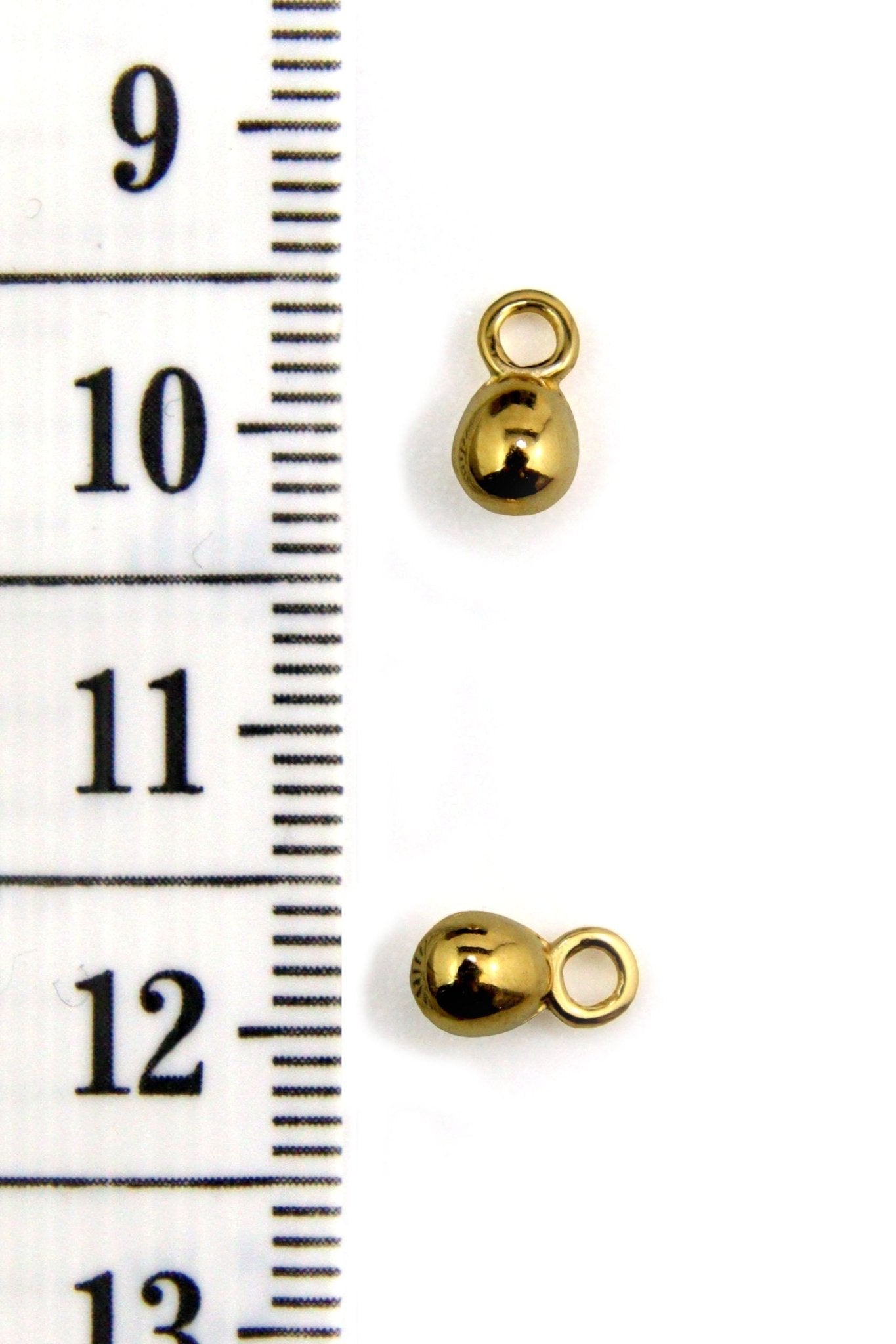 Pendentif goutte en zamak 4 mm – Lot de 5 - Solyluna Macramé