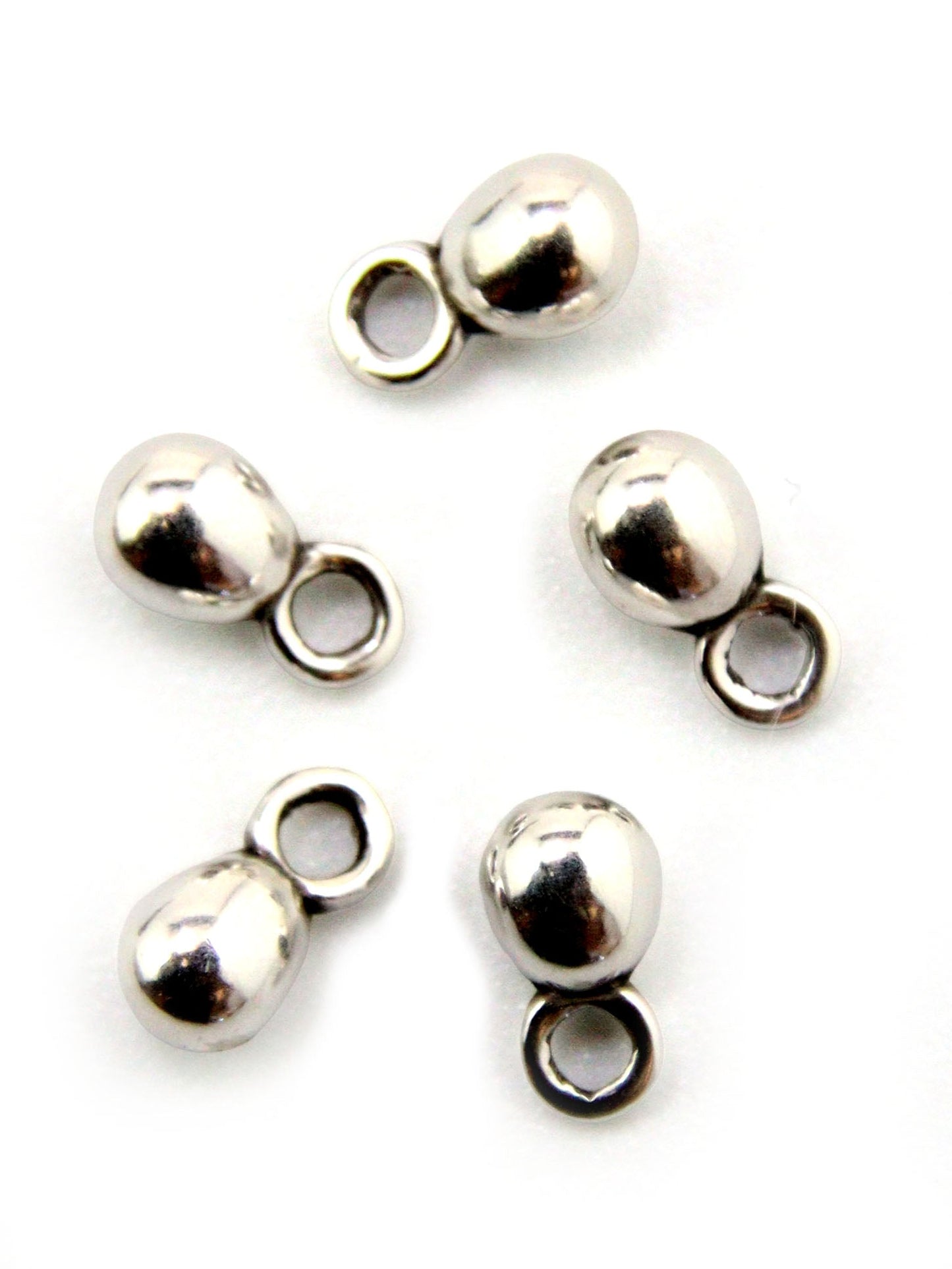 Pendentif goutte en zamak 4 mm – Lot de 5 - Solyluna Macramé