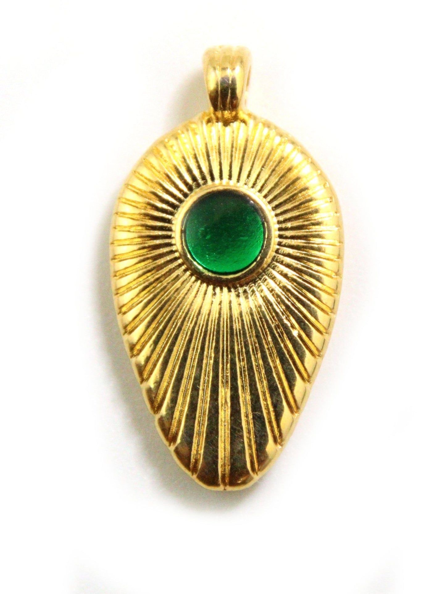 Pendentif goutte solaire 25 mm - Solyluna Macramé