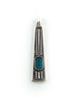 Pendentif Grec en zamak émaillé GRAND – 7,3 x 26,8 mm – Ø 2,3 mm - Solyluna Macramé