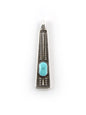 Pendentif Grec en zamak émaillé GRAND – 7,3 x 26,8 mm – Ø 2,3 mm - Solyluna Macramé