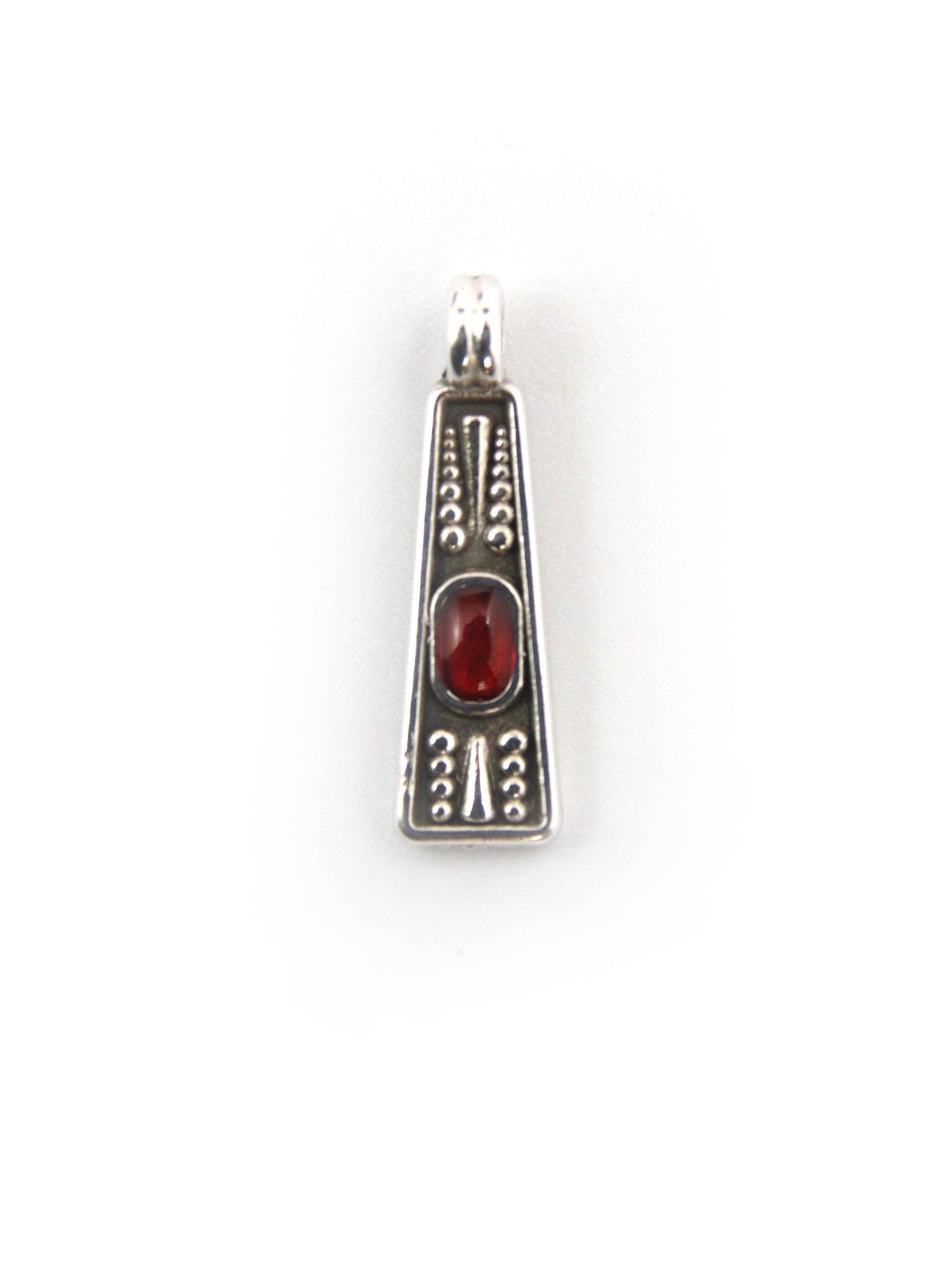 Pendentif Grec en zamak émaillé PETIT – 6,45 x 17,6 mm – Ø 2,3 mm - Solyluna Macramé