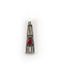 Pendentif Grec en zamak émaillé PETIT – 6,45 x 17,6 mm – Ø 2,3 mm - Solyluna Macramé