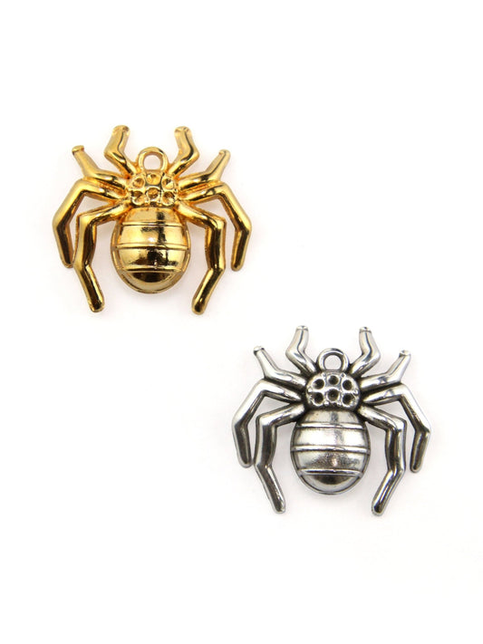 Pendentif grosse araignée Halloween 22mm - Solyluna Macramé