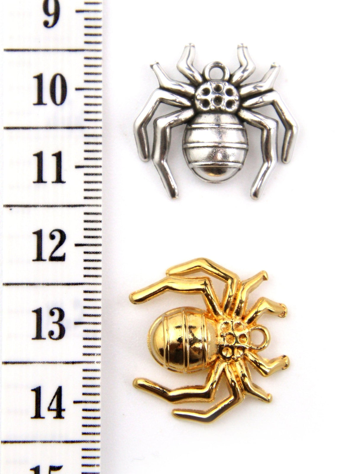 Pendentif grosse araignée Halloween 22mm - Solyluna Macramé
