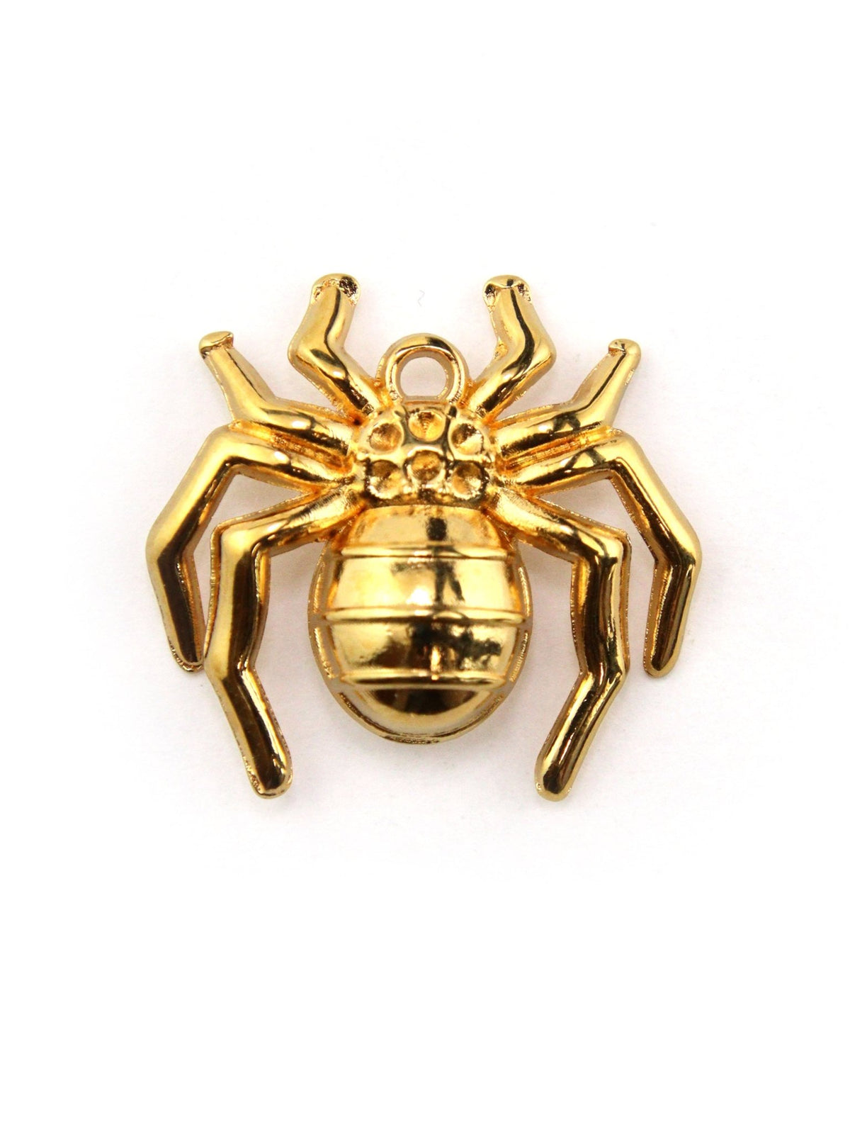 Pendentif grosse araignée Halloween 22mm - Solyluna Macramé