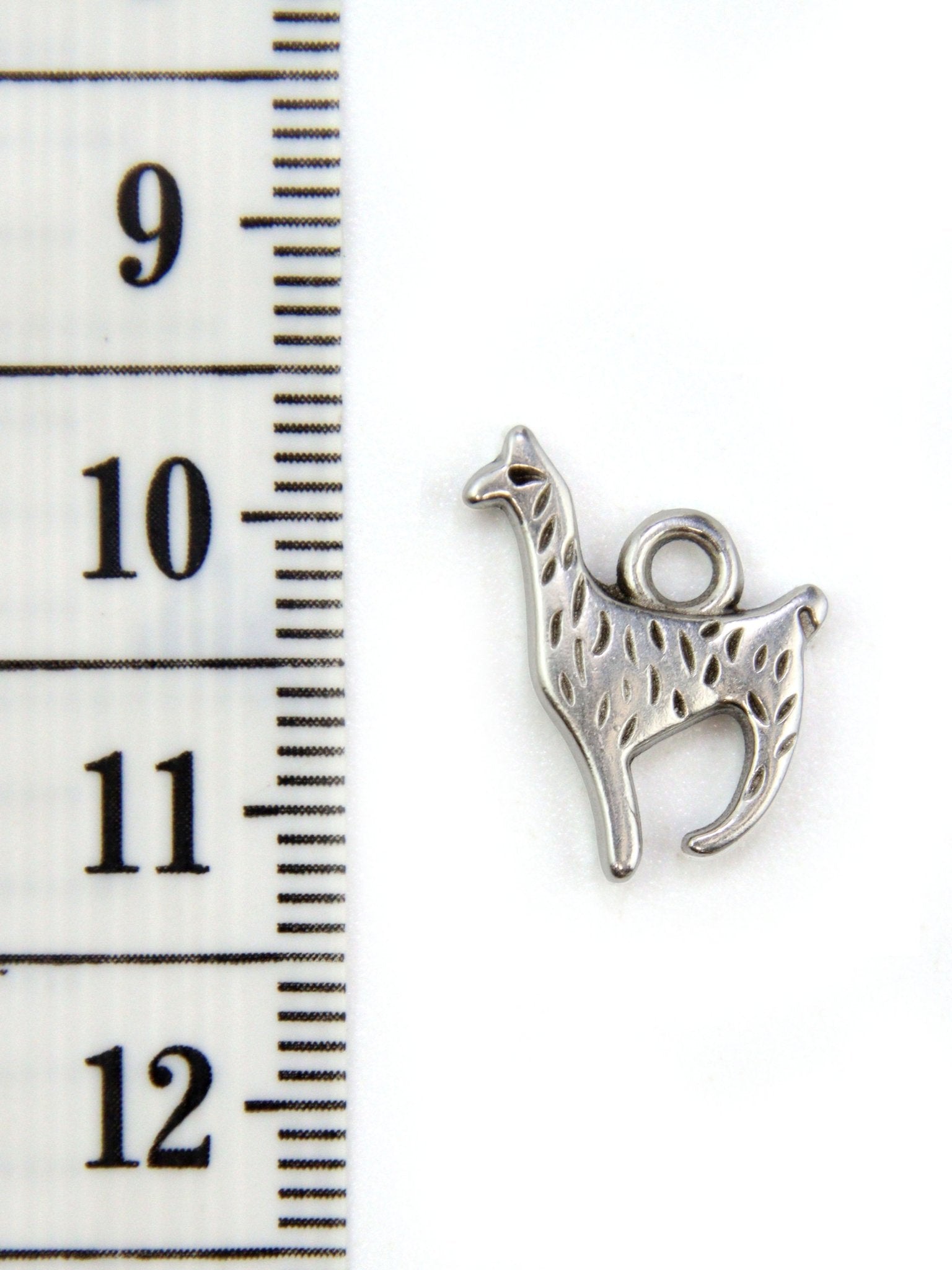 Pendentif lama zamak 16 mm - Solyluna Macramé