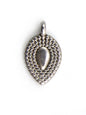 Pendentif larme en zamak 9x12mm - Solyluna Macramé