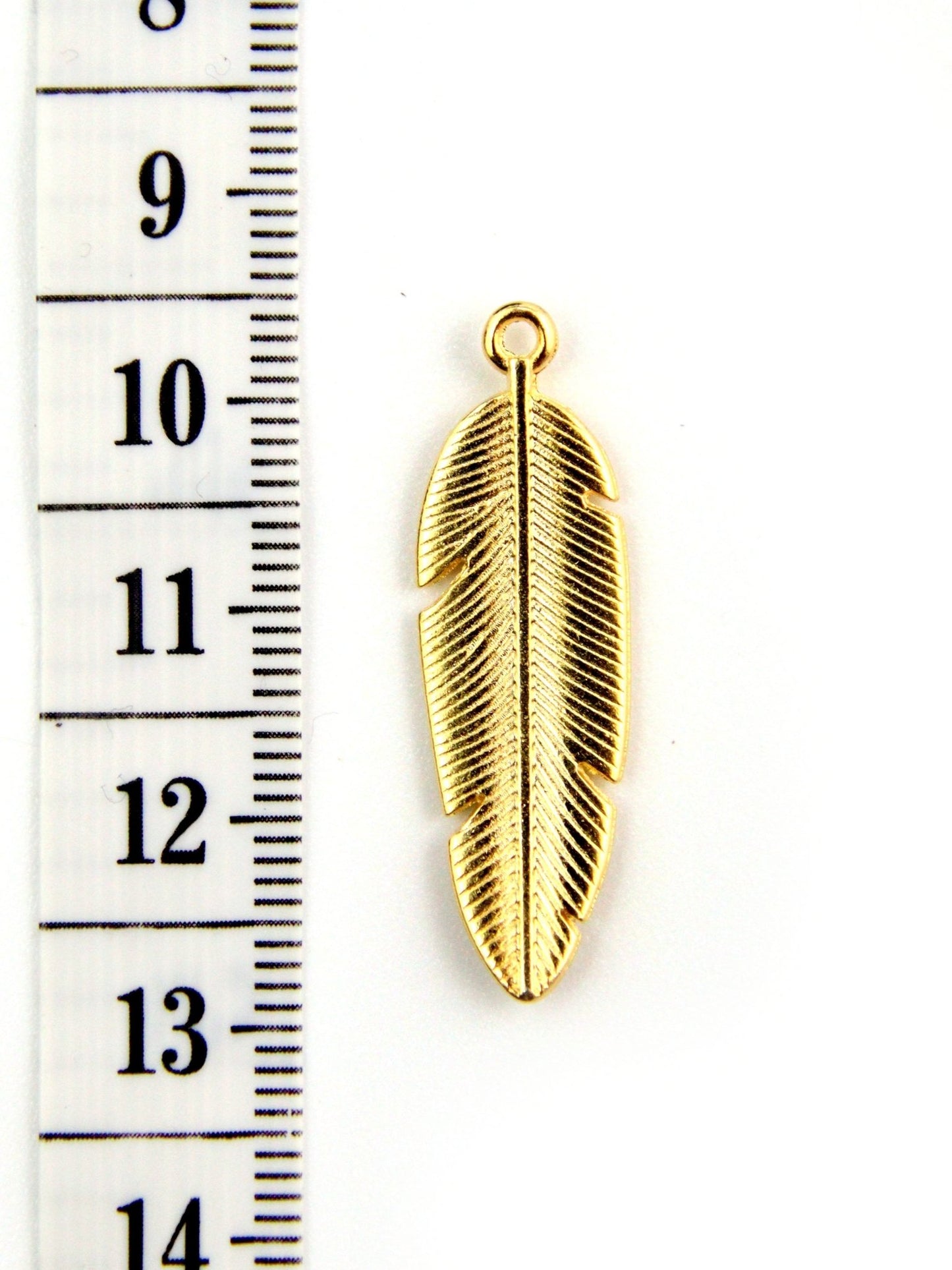 Pendentif Plume - Solyluna Macramé