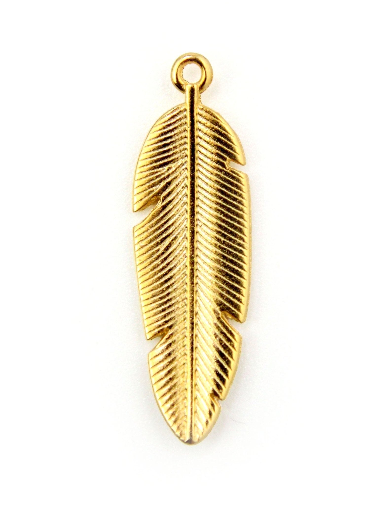 Pendentif Plume - Solyluna Macramé