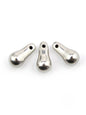 Pendentif poire en zamak 5x10 mm Ø1 mm – Lot de 3 - Solyluna Macramé