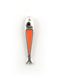Pendentif poisson long en zamak émaillé - Solyluna Macramé