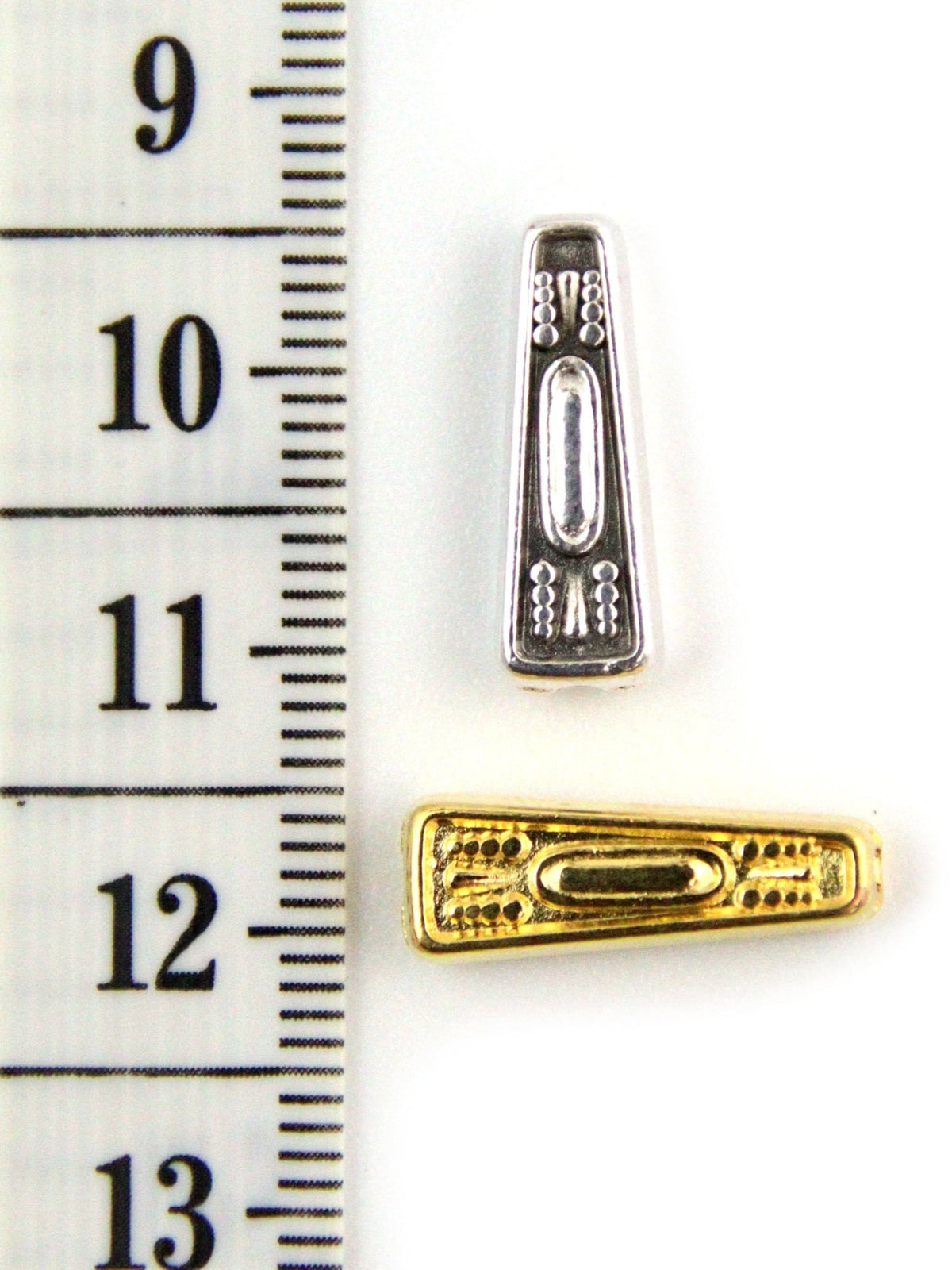 Pendentif trapèze gravé 15 mm - Solyluna Macramé