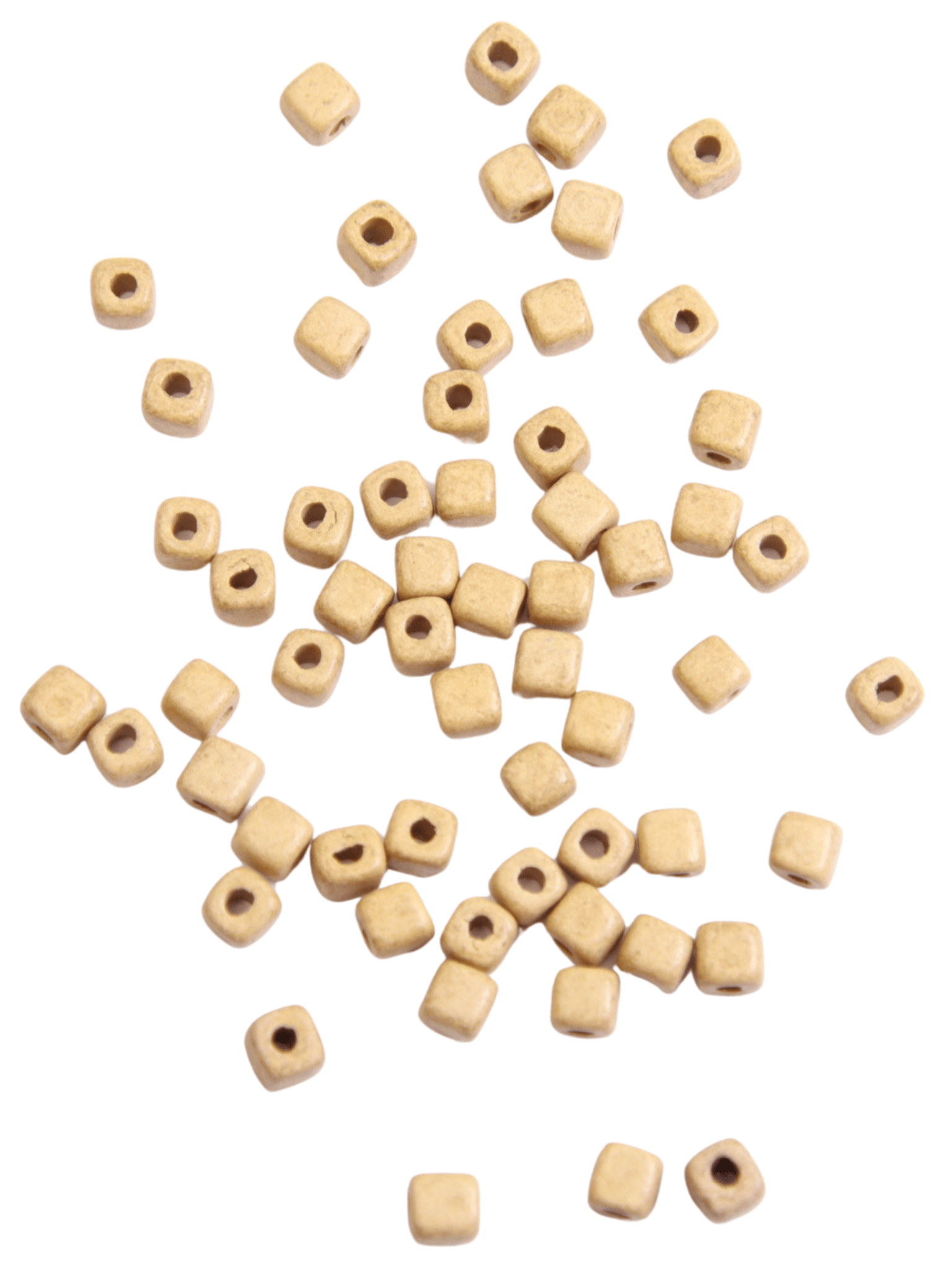 Perles céramique - Beige - Solyluna Macramé