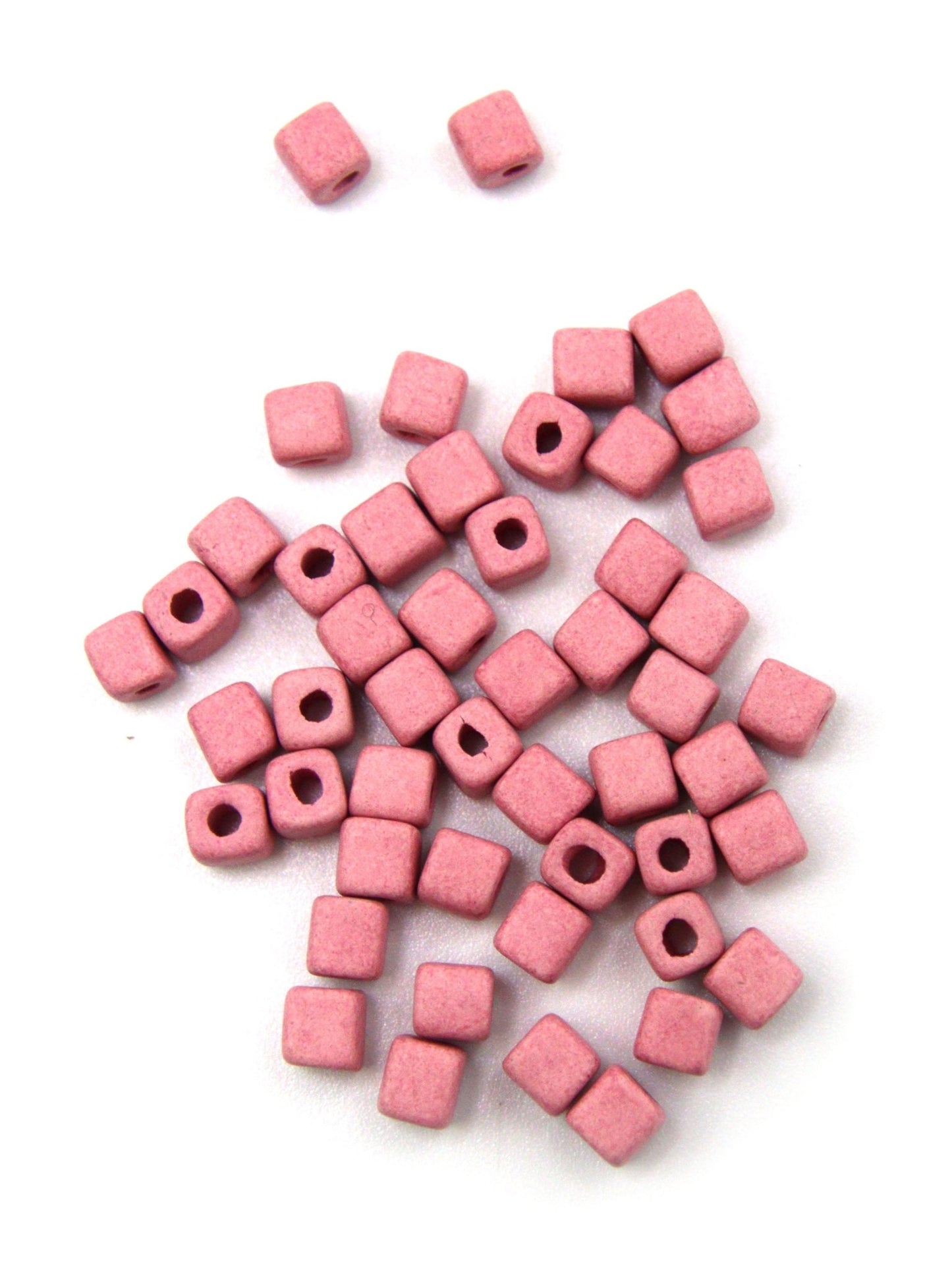 Perles céramique - Fuschia - Solyluna Macramé