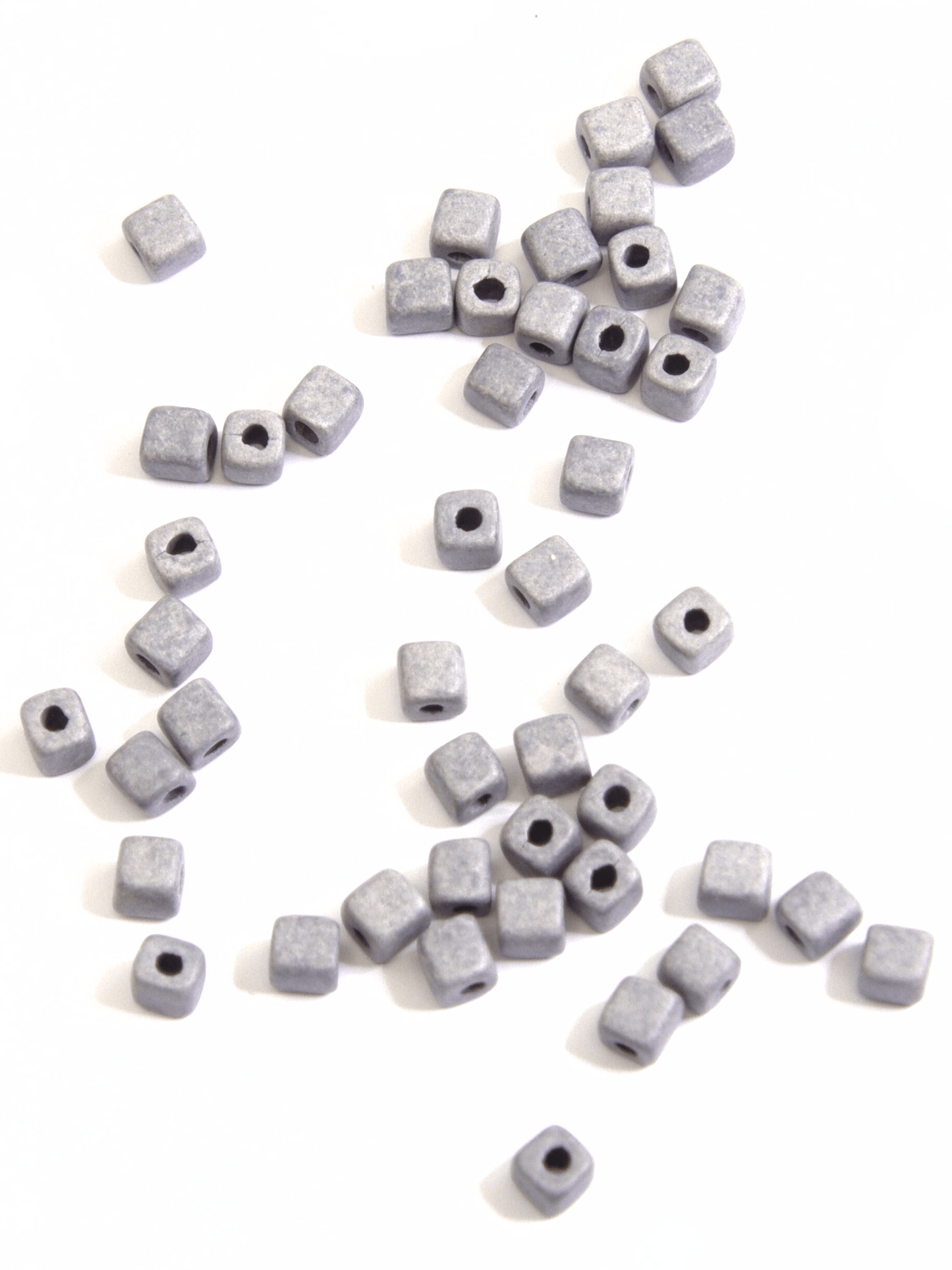 Perles céramique – Gris - Solyluna Macramé