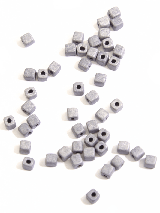 Perles céramique – Gris - Solyluna Macramé