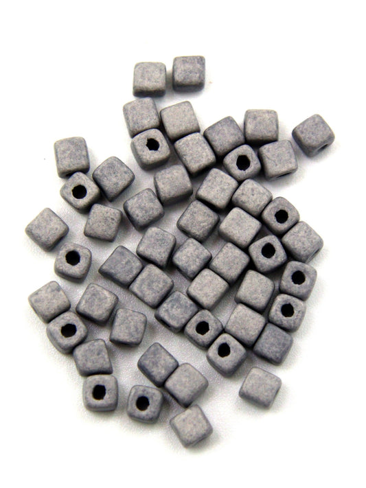 Perles céramique – Gris - Solyluna Macramé