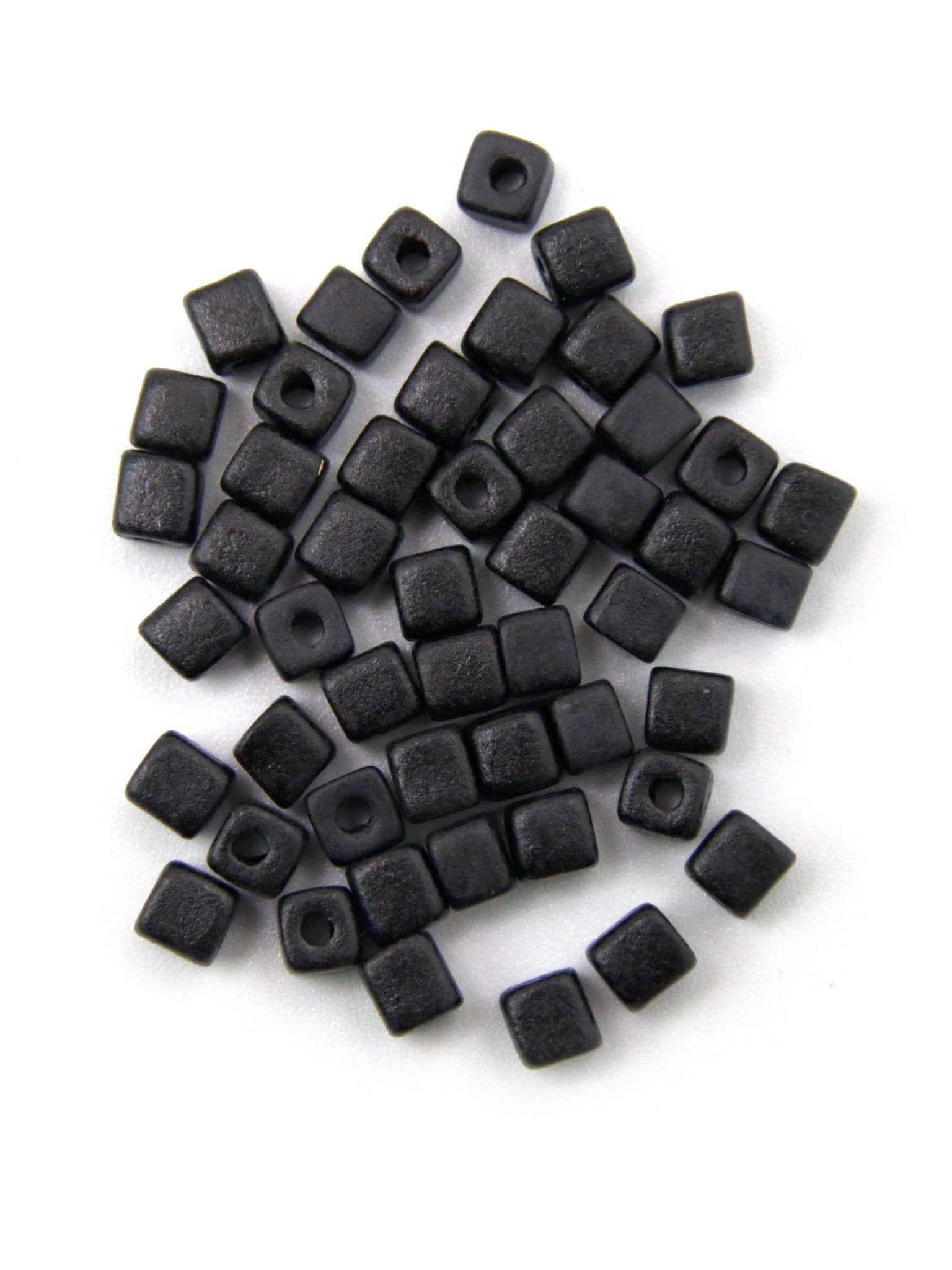 Perles céramique - Noir - Solyluna Macramé