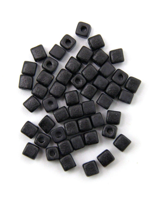Perles céramique - Noir - Solyluna Macramé