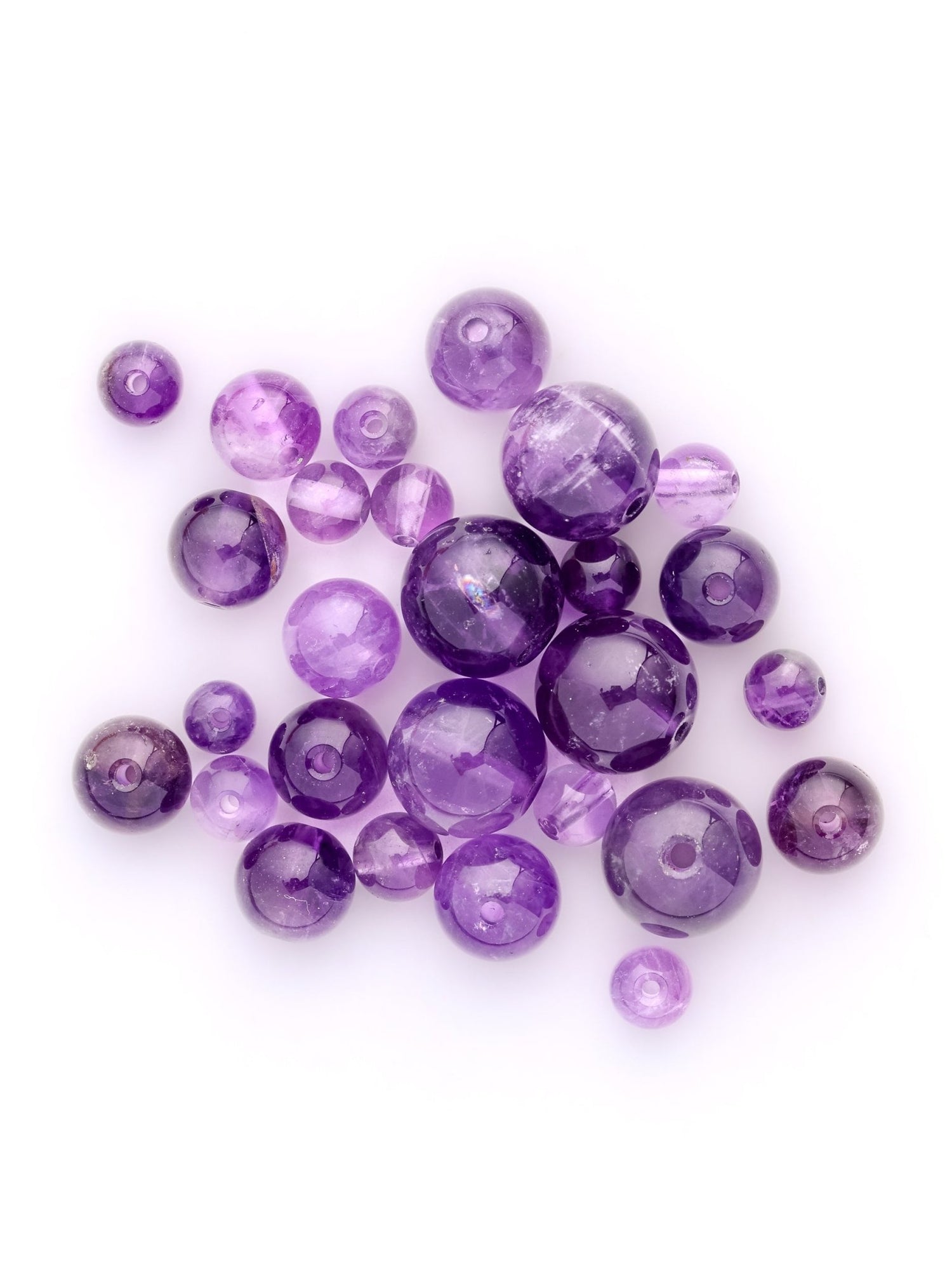 Perles d'Améthyste - Solyluna Macramé