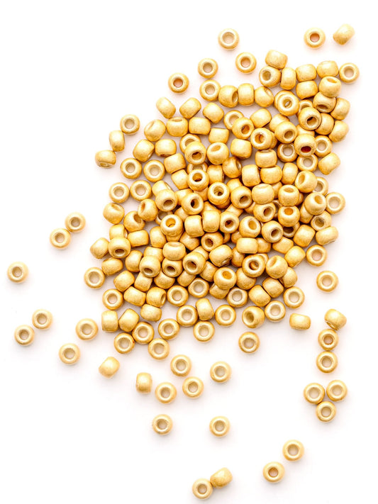 Perles de rocailles - Doré - Solyluna Macramé