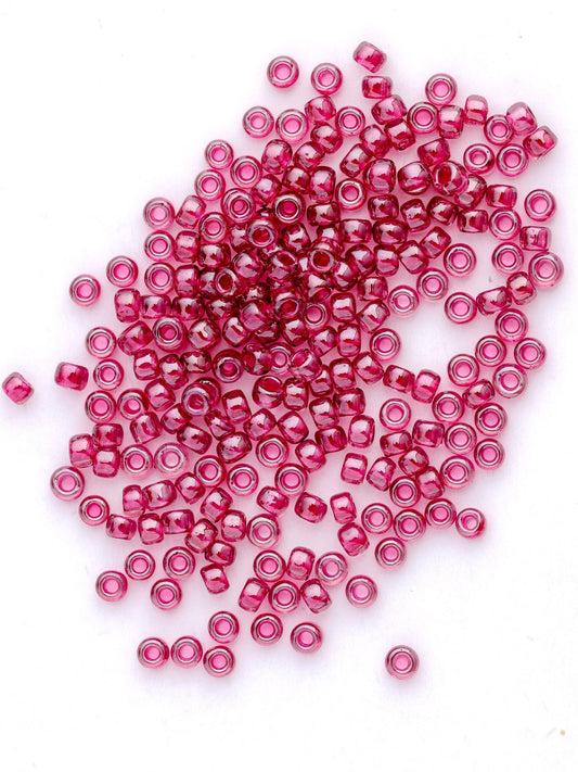 Perles de rocailles - Prune - Solyluna Macramé