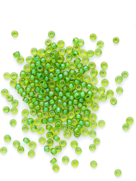 1200 Perles De Rocaille Uxcell – Verre Mélangé – 1 à 4mm – Vert