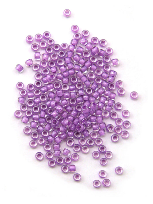 Perles de rocailles - Violet glycine - Solyluna Macramé