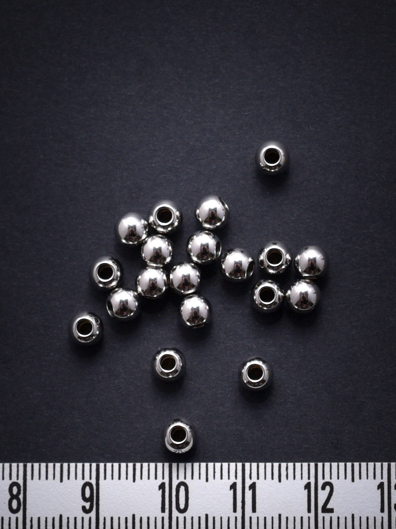 Perles métalliques de 5mm